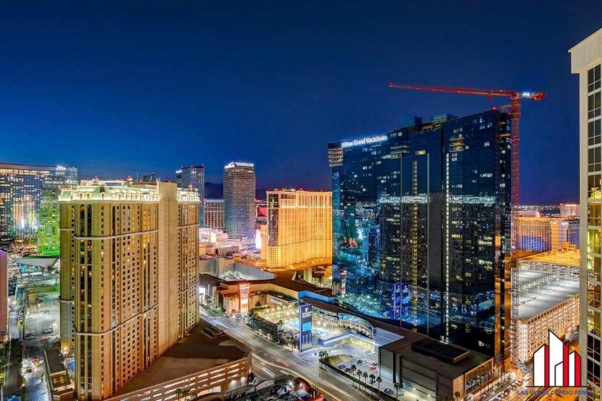 Mgm Signature-33-709 F1 Track & Strip View Balcony Las Vegas Bagian luar foto