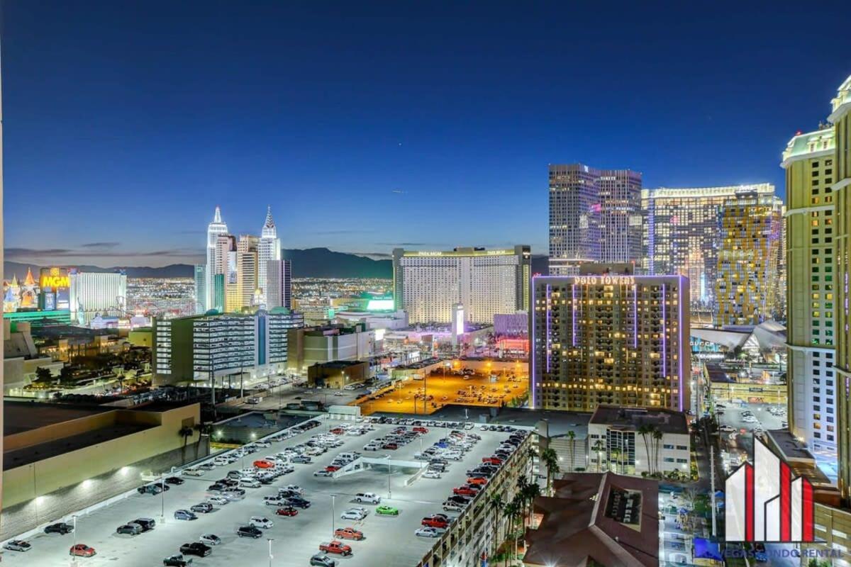 Mgm Signature-33-709 F1 Track & Strip View Balcony Las Vegas Bagian luar foto