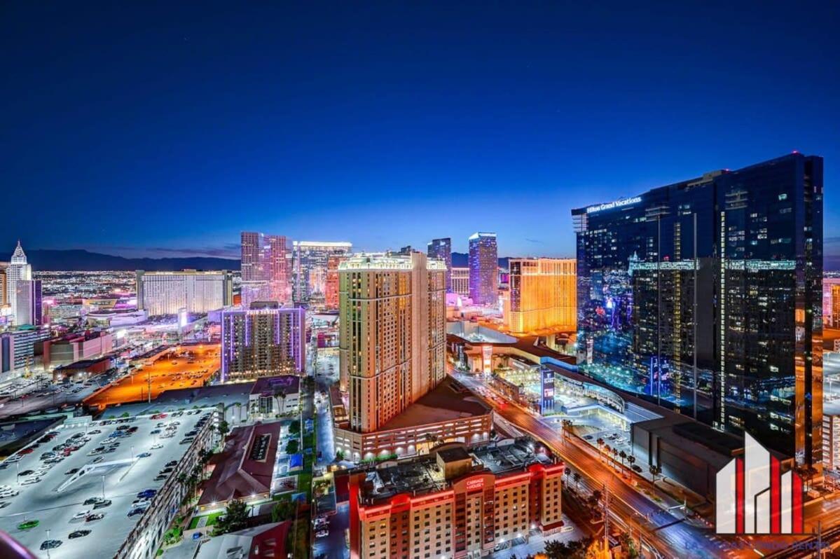 Mgm Signature-33-709 F1 Track & Strip View Balcony Las Vegas Bagian luar foto